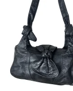Stanley Genuine Leather Shoulder Bag with Knot Detailing - Image 2