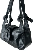Stanley Genuine Leather Shoulder Bag with Knot Detailing - Image 3