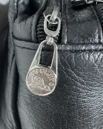 Stanley Genuine Leather Shoulder Bag with Knot Detailing - Image 5