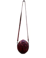 Snake Print Round Statement Bag - Image 3