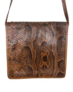 Genuine Snake Skin Flap Bag - Image 2