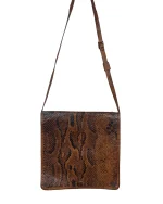 Genuine Snake Skin Flap Bag - Image 5