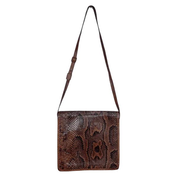 Genuine Snake Skin Flap Bag