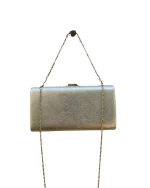 Rhinestone Studded Metallic Evening Clutch Bag - Image 5