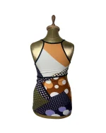 Y2K Abstract Geometric Polka Dot Cami - Image 4