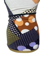 Y2K Abstract Geometric Polka Dot Cami - Image 5