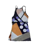 Y2K Abstract Geometric Polka Dot Cami - Image 6