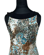 Y2K Dresbarn Animal Print Tank Top with Studded Collar - Image 4