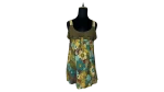 Y2K Floral Babydoll Top with Tie-Front