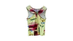 Y2K Floral Gathered-Back Tank