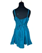 Y2K Glamorosa Embroidered Top with Tie-Back & Ruffled Hem - Image 5