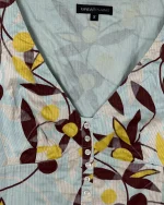Y2K Great Plains Floral Teal Tank Top - Image 4