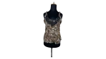 Y2K Leopard Cami Top with Back Tie Detail
