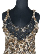 Y2K Leopard Cami Top with Back Tie Detail - Image 3