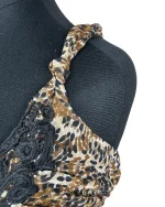 Y2K Leopard Cami Top with Back Tie Detail - Image 4