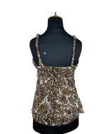 Y2K Leopard Cami Top with Back Tie Detail - Image 5