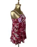 Y2K Patchwork Sequin Floral Cami - Image 4
