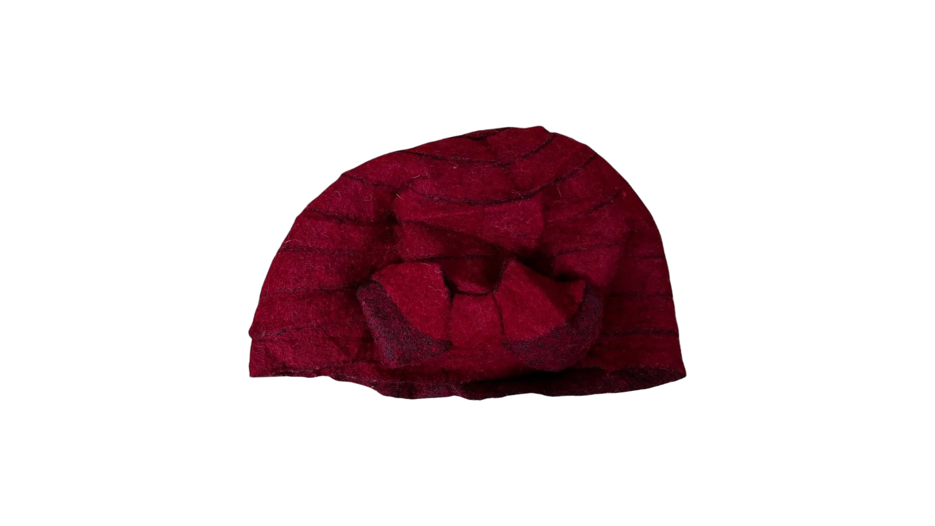 FNK350 City Wear Red Bow Women's Beret - Image 1