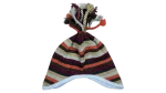 Multicolored Striped Fleece lined Jester Beanie