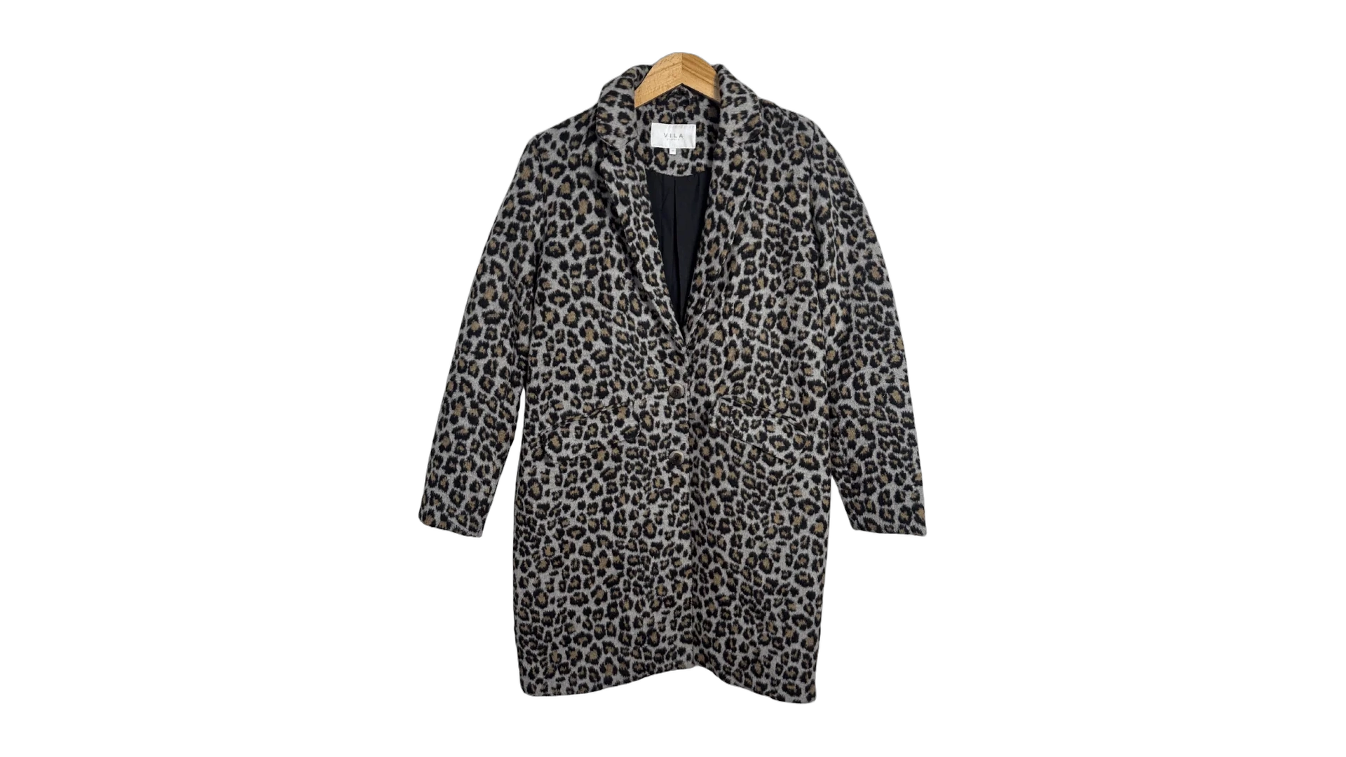 FNK352 Vila Leopard Women's Coat - Image 1