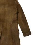70s "Western Grunge" Distressed Suede Leather Women's Coat - Image 10