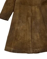 70s "Western Grunge" Distressed Suede Leather Women's Coat - Image 12