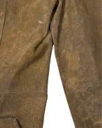 70s "Western Grunge" Distressed Suede Leather Women's Coat - Image 15