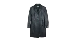 Lapel Genuine Leather Coat