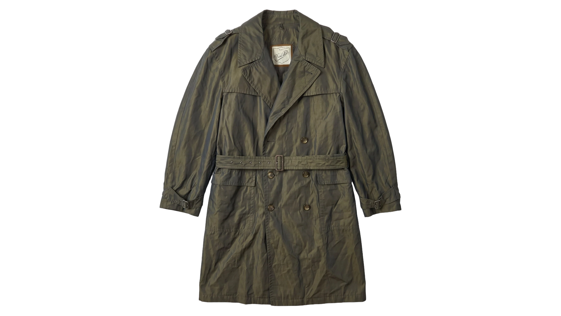 FNK355 Valstar S.A.I. Double Breasted Trench Coat - Image 1