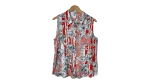 Rivers Stripe and Floral Sleeveless Shirt