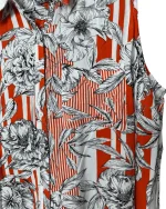 Rivers Stripe and Floral Sleeveless Shirt - Image 4