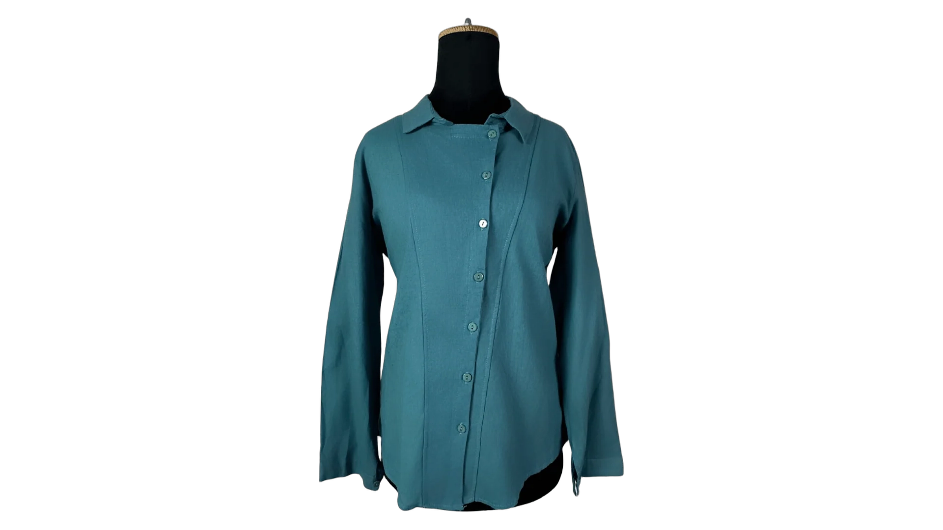 FNK367 Teal Women's Shirt - Image 1