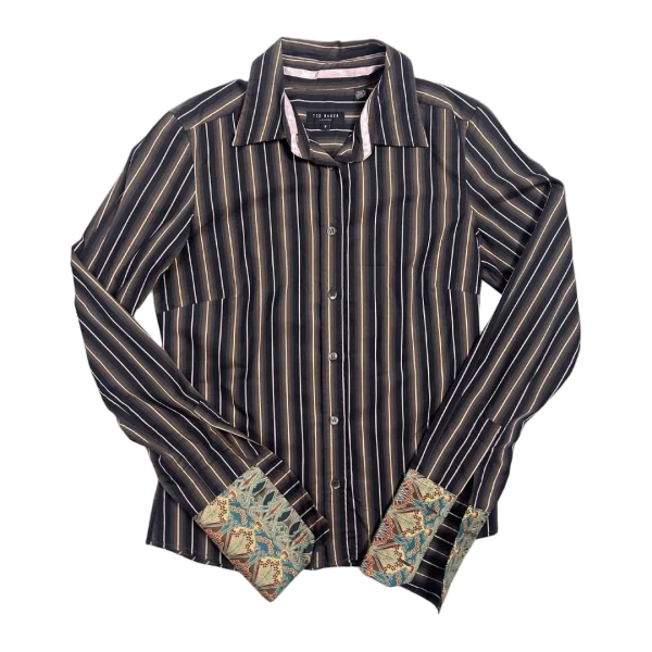 Ted Baker Long Sleeve Women's Striped Shirt