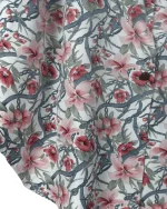 Floral Women's Shirt w/ Shoulder Pads - Image 4