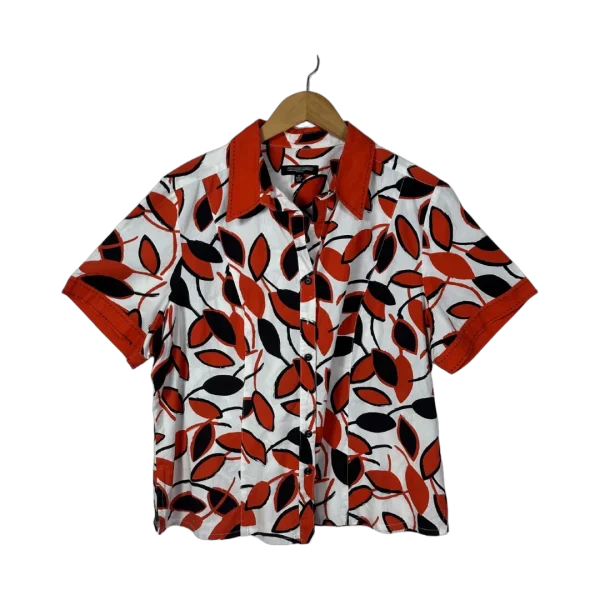 Leaf Pattern Women's Shirt