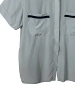 Sage Green Pure Silk Shirt - Image 3