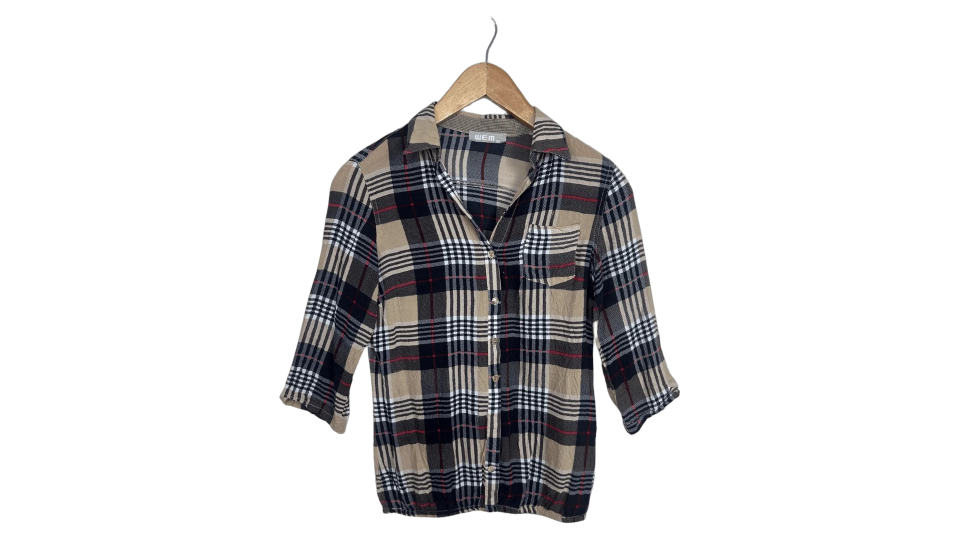 FNK386 Wem Plaid Women's Shirt - Image 1