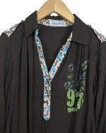 Y2K Harajuku Style Brown Shirt | Rocker Girl Graphic - Image 7
