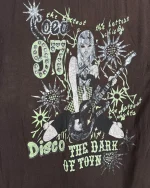 Y2K Harajuku Style Brown Shirt | Rocker Girl Graphic - Image 8