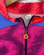 1990s Castelli Pro Race Cycling Jersey Neon Tiger Print - Image 5