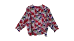 80s/90s Abstract Boxy Blouse