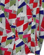 80s/90s Abstract Boxy Blouse - Image 5