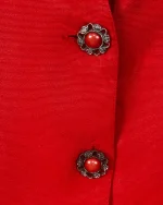 Blouse with Decorative Gem Buttons - Image 4