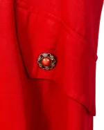 Blouse with Decorative Gem Buttons - Image 5