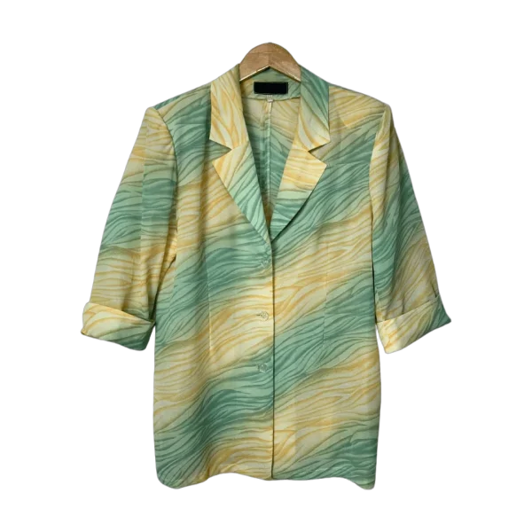 Blouse with Shoulder Pads