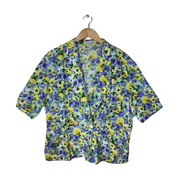 Christine Laure Floral Blouse Made in France