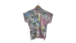 Darian Pleated Two-Button Blouse