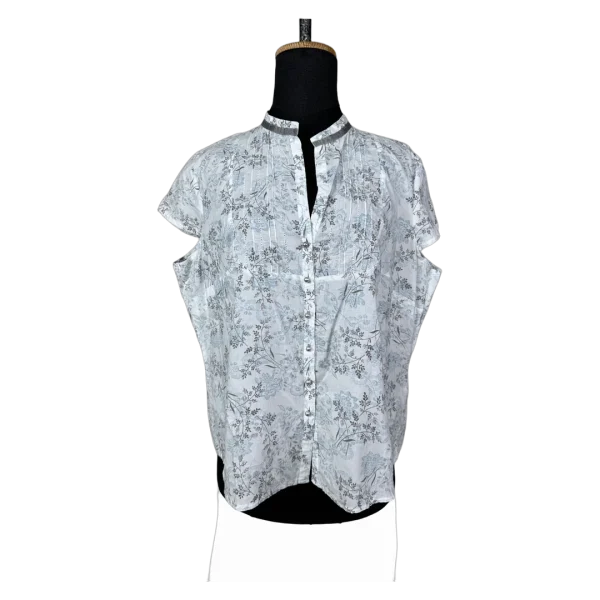Yessica Floral Pearl Button Women's Shirt