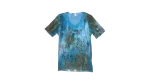 Y2K Abstract Floral Paisleyop with Embroidered Trim