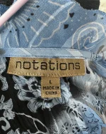 Y2K Notations Tie-Front Ruffled Blouse – Lightweight & Flowy - Image 6